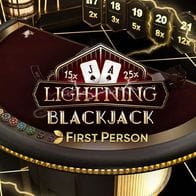 First Person Lightning Blackjack